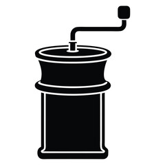  Vintage and Modern Coffee Grinder Vector Icon