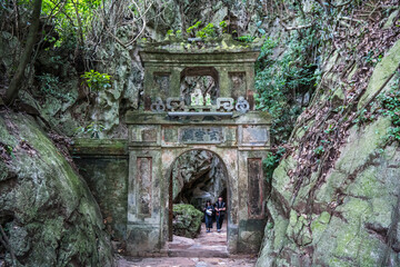This Vibrant Temple is Decorated with Beautiful Flowers and Joyous Celebrations all around Marble...