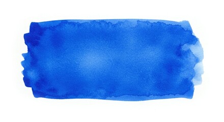 Abstract Blue Watercolor Wash - A vibrant blue watercolor wash, perfect for backgrounds or textures. Simple, elegant, and versatile