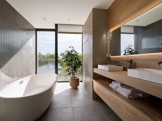Salle de bain moderne