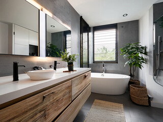 Salle de bain moderne