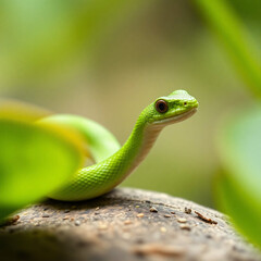 Fototapeta premium Cute Little Snake