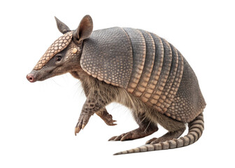 Obraz premium Armadillo isolated on a transparent background.