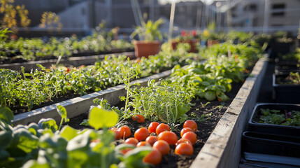 School Rooftop Garden Promotes Sustainability and Nutrition Education
