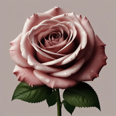 old school vintage rose black and white tattoo