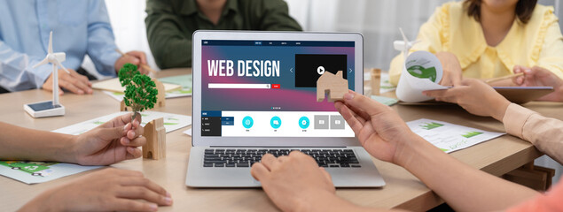 Website design software provide brisk template for online retail business and e-commerce