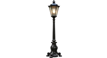 Fotobehang Vintage Isolated Vintage Street Lamp  © Paul