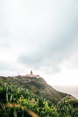 lighthouse on the hill in Portugal