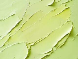 Obraz premium Lime Green Abstract: A Textured Background of Soft, Pastel Green Paint Strokes in a Diagonal Pattern
