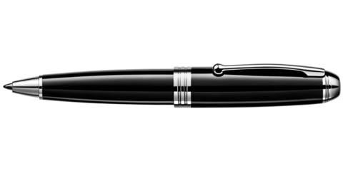 Sleek Writing Tool: A close-up, studio-lit shot reveals a sophisticated pen, a symbol of elegance and precision, perfect for adding a touch of class to any writing task.