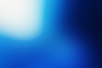 Blue Abstract Background with Rays and Glowing Sunlight