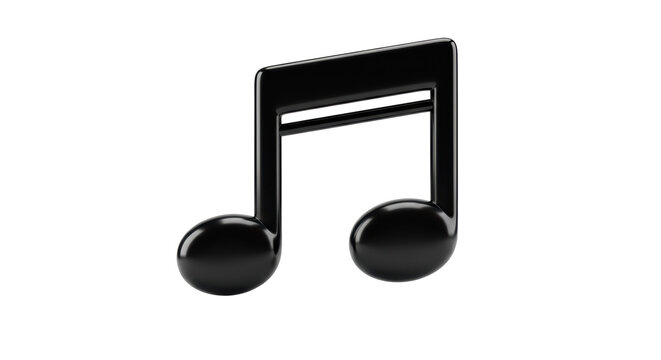 Isolated Music Note