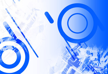 Fond grunge Frutiger Metro - effet flou glac&eacute; textur&eacute; - bleu profond