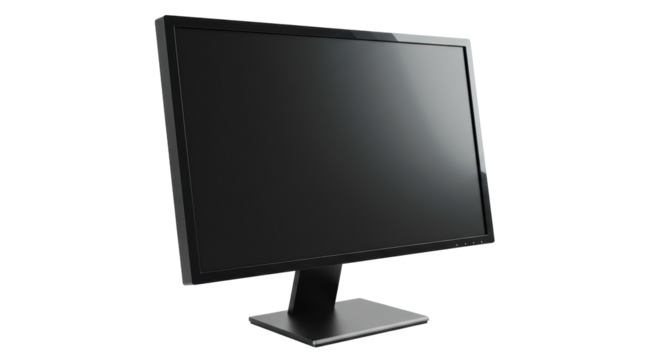 Isolated Computer Monitor