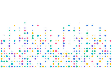 Colorful dot pixel modern edge background