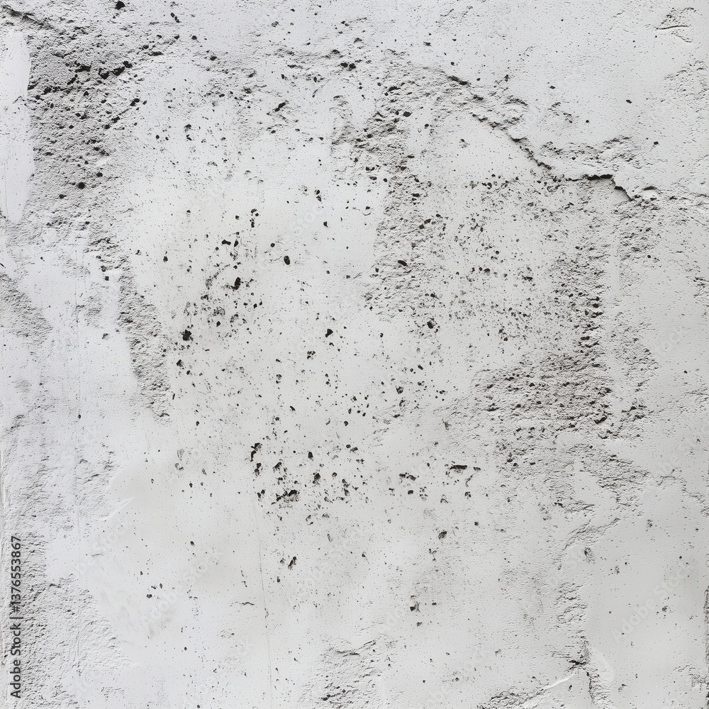 Poster a close-up view of a textured wall with rough, uneven surface, featuring variations in gray tones an