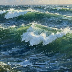 Turbulent Waters, Expressive Strokes