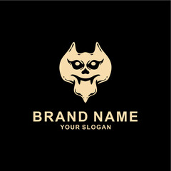 vector illustration of a ghost logo