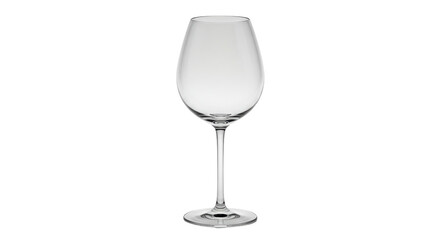 Isolated Empty Wine Glass Stemware