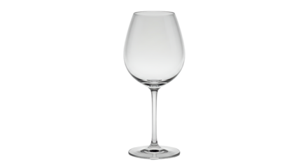 Isolated Empty Wine Glass Stemware