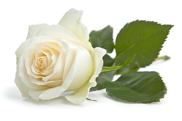White Rose on White