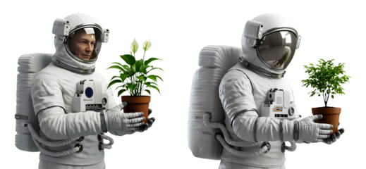 The astronaut set. Ideal for space themes, scientific exploration, advanced technology or creative projects related to the universe and space missions, nature.