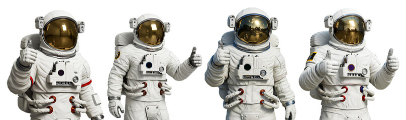 The astronaut set. Ideal for space themes, scientific exploration, advanced technology or creative projects related to the universe and space missions, nature.