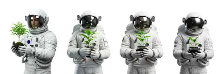 The astronaut set. Ideal for space themes, scientific exploration, advanced technology or creative projects related to the universe and space missions, nature.