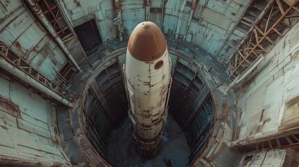 The massive blast doors of the silos creak and grind open, revealing the ominous presence of a missile primed for launch inside the deserted military facility