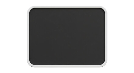 Isolated Black Desk Pad