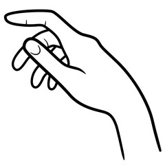 hand with finger