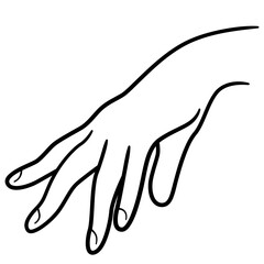 hand with finger