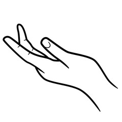 hand with finger
