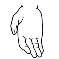 hand with finger
