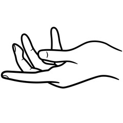 hand with finger