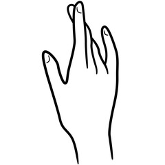 hand with finger