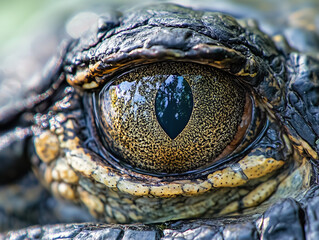 alligators eye close-up 