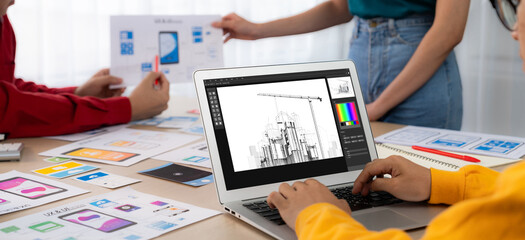 Architectural design brisk software application for architect business and professional designer