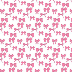 shameless pink bow background pattern