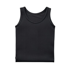 Light Gray Tank Top PNG: Sleeveless Athletic Shirt for Exercise and Fitness.