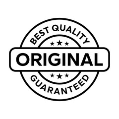 Obraz premium Original icon set. Original logo, label, badge, symbol, banner, stamp, line, black, flat vector illustration isolated on white background. Original label for product packaging design.
