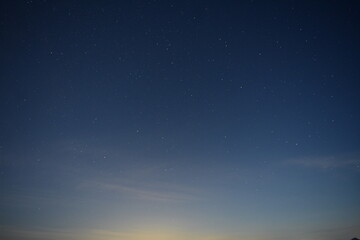 night sky with stars