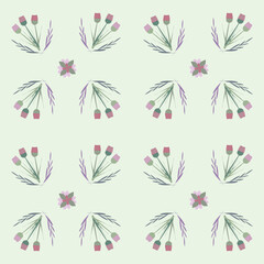 spring bouquets pattern