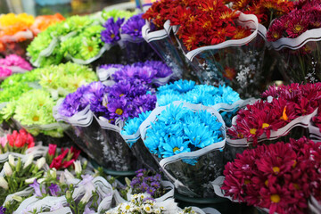flowers in the market