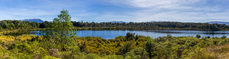 Lake Mistletoe near Highway 94 to Milford Sound in South Island, New Zealand