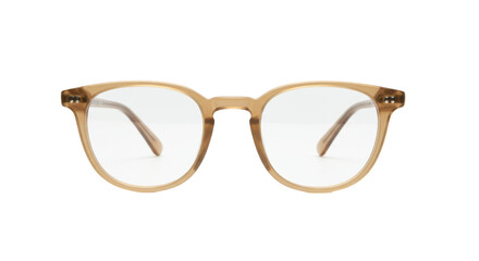 Fototapeta premium Isolated Brown Eyeglasses