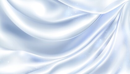 Blue and silver foil gradient with soft folds and metallic sheen, elegant abstract background for premium design and print media