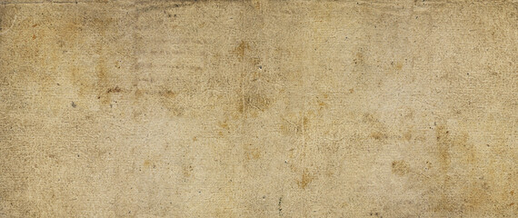 Old wide background paper, rough texture for design paper background. Brown color wallpaper....