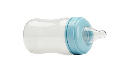Isolated Baby Bottle with Milk
