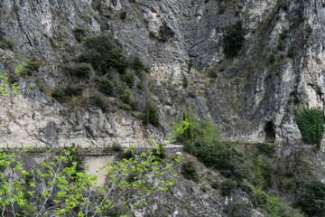 Die Ponale Straße oberhalb von Riva del Garda 